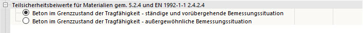Konfiguracja sejsmiczna | Częściowe współczynniki bezpieczeństwa dla materiałów