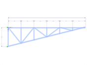 Wzór 001754 | FT221-b | Kratownica jednospadowa z parametrami