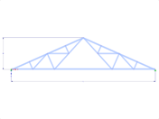 Wzór 001767 | FT311 | Kratownica trójkątna z parametrami