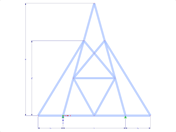 Wzór 001800 | FTX100 | Kratownica trójkątna z parametrami