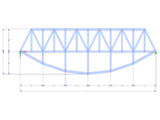 Wzór 001939 | FTZ180p-plg | Paraboliczny - Płaski pas dolny z parametrami