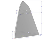 Wzór 002156 | SLD007p | Z łukiem parabolicznym w górnej części z parametrami
