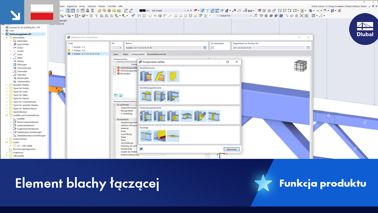 Detailansicht einer Verbindungsplatte, die die Struktur verstärkt.