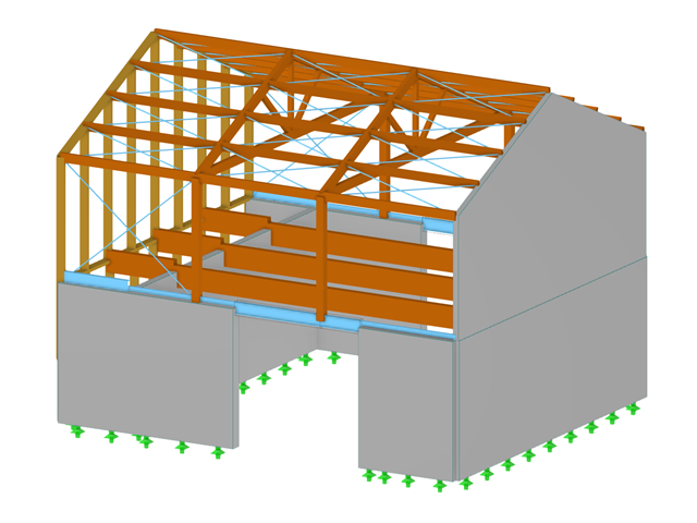 Model budynku | Różne materiały