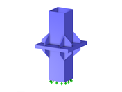 Wzór 004012 | Połączenie prętów o przekroju prostokątnym