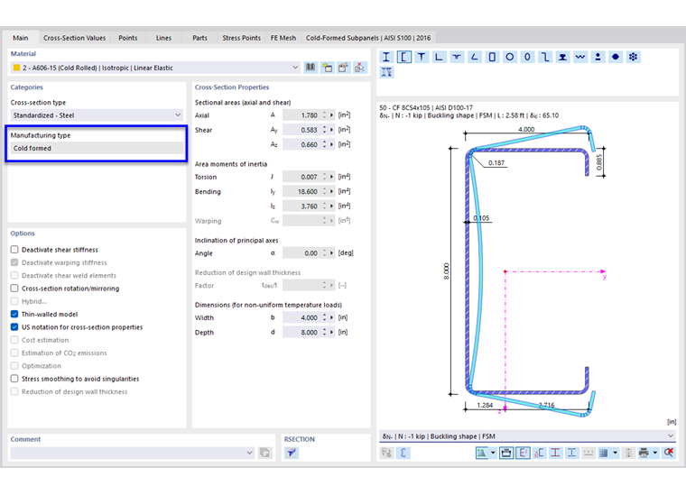Profil gięte na zimno (kategoria "Sposób wytwarzania")
