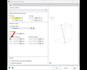 Okno dialogowe "Podział linii według odległości"