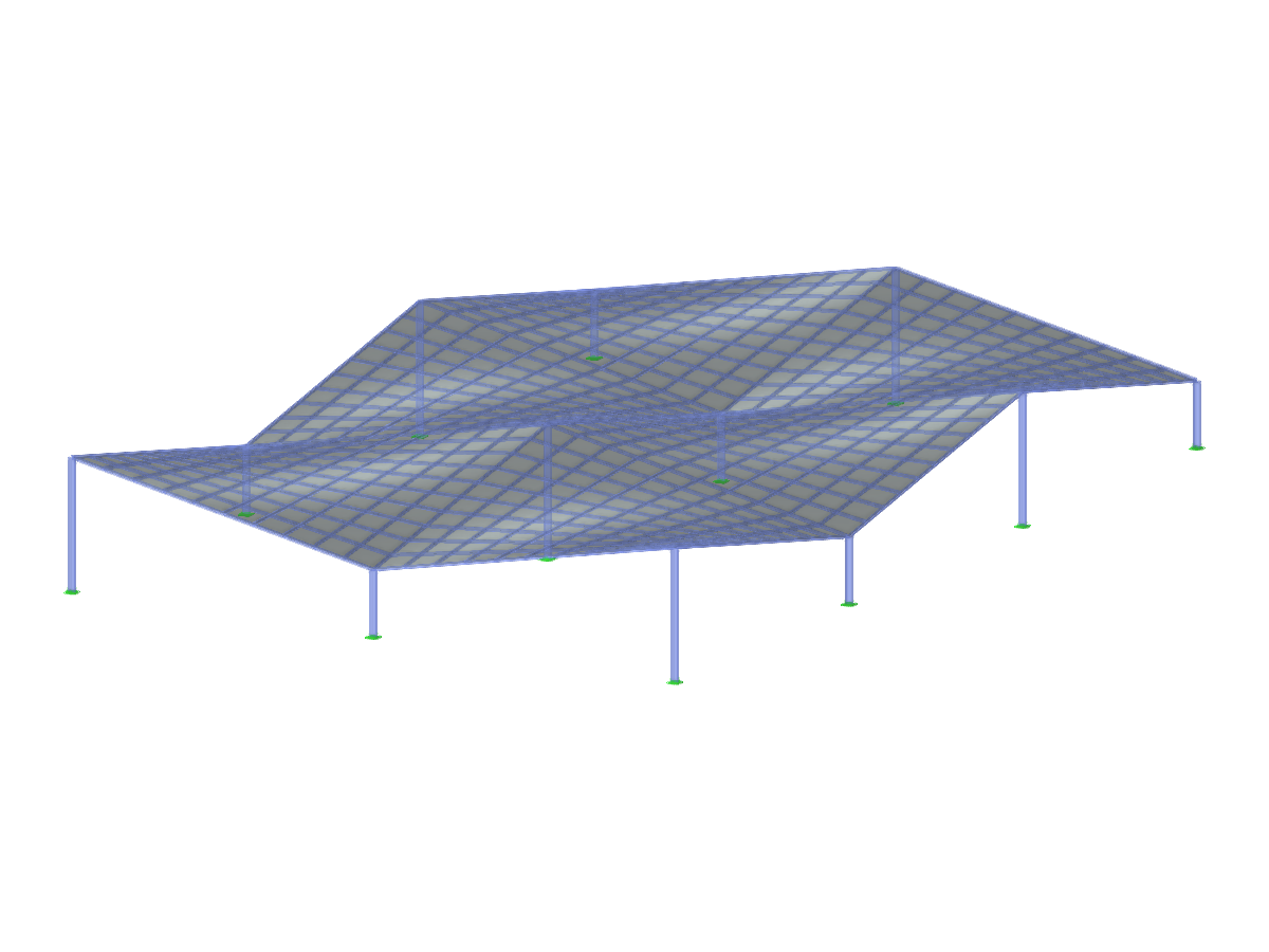 Wzór 004044 | FRT002 | Hala dwutraktowa