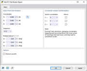 Ustawienia eksportu IFC