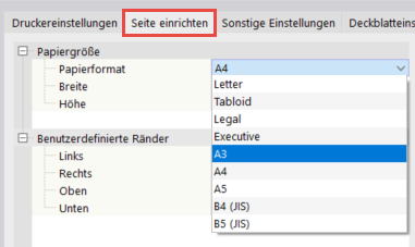 Wybierz format papieru