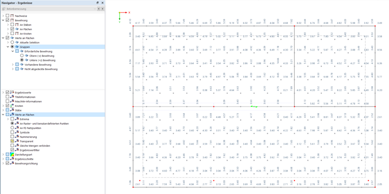 Grupy — wymagane zbrojenie w płycie