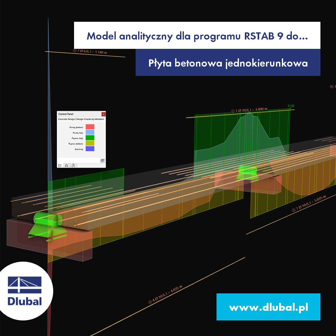 Model analityczny dla programu RSTAB 9 do pobrania