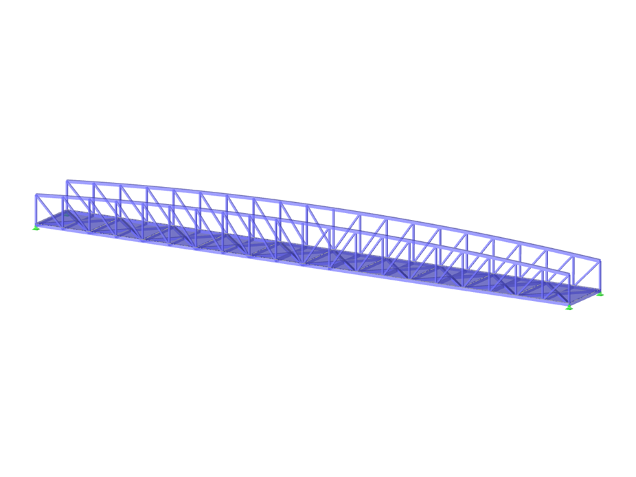 Wzór 004345 | Most kratownicowy Pratta