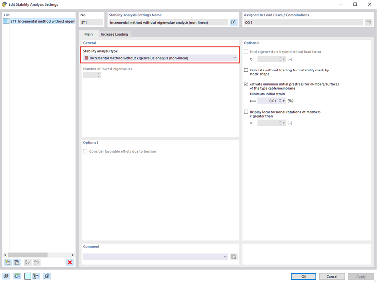 FAQ 005397 | Czy mogę stopniowo zwiększać obciążenie w programie RFEM 6 lub RSTAB 9?