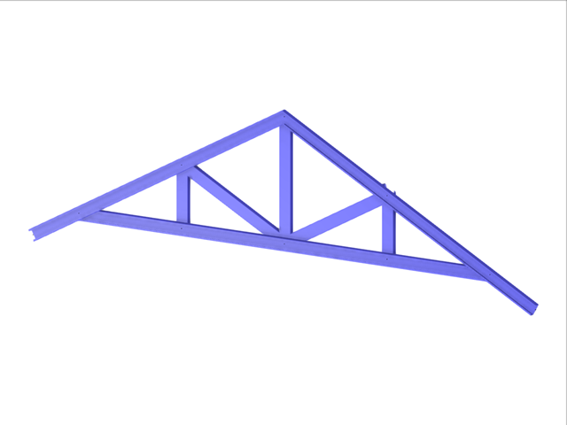 Wzór 004355 | Kratownica trójkątna