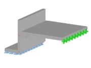 Model 004439| Mur oporowy z kontaktem międzypowierzchniowym