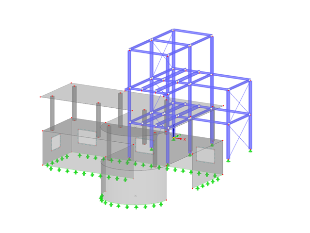 Konstrukcja stalowo-betonowa | Import z Grasshopper