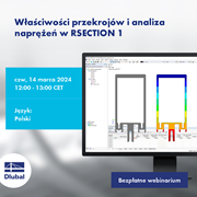 Właściwości przekrojów i analiza naprężeń w RSECTION 1