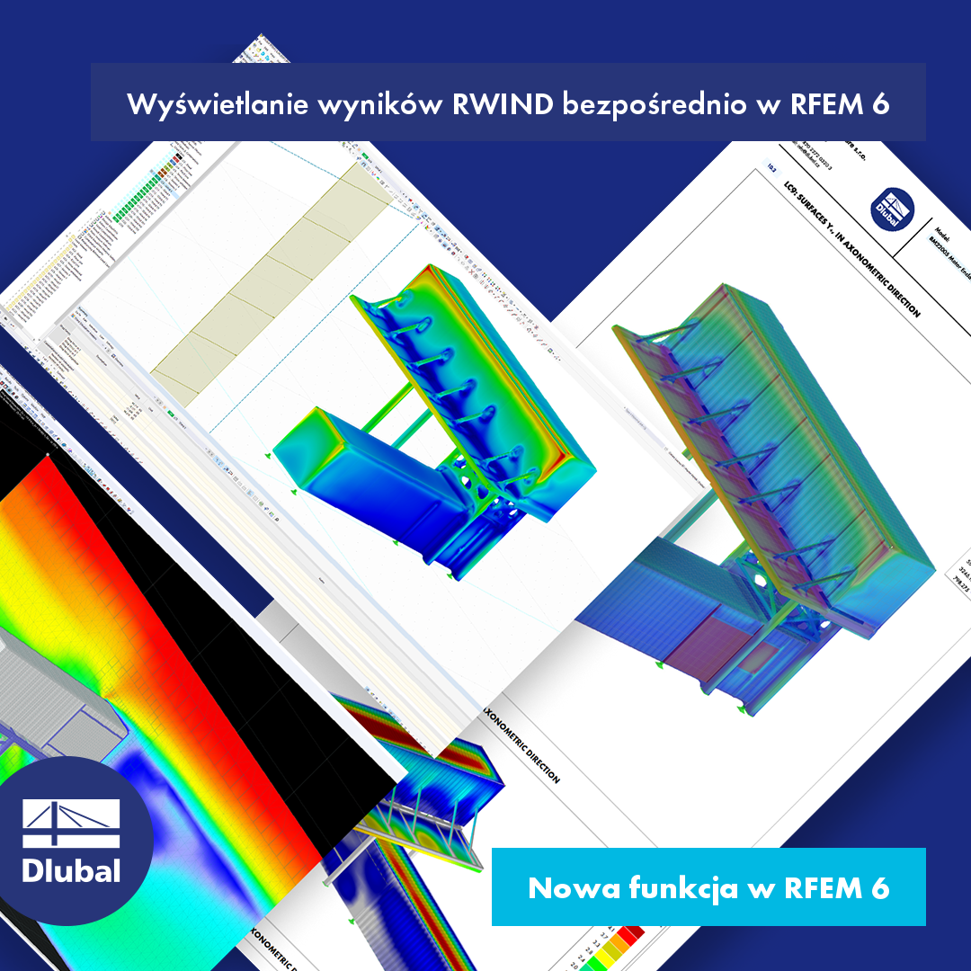 Wyświetlanie wyników RWIND bezpośrednio w RFEM 6