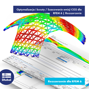 Optymalizacja i koszty / Szacowanie emisji CO2 dla RFEM 6 | Rozszerzenie