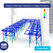 Magazyn Siegrist Igor Carpenteria w Maggia, Szwajcaria