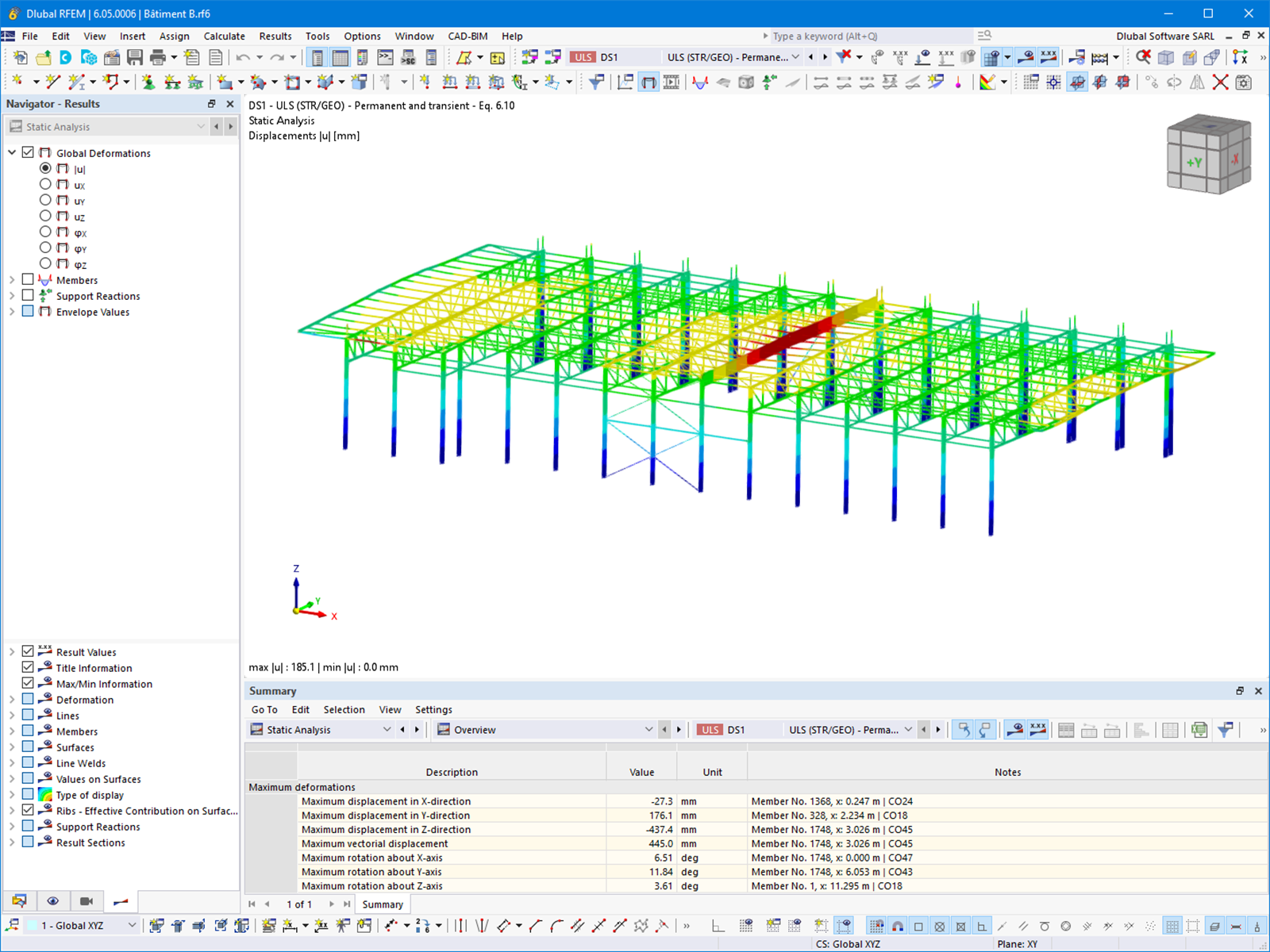 Odkształcenia konstrukcji jednostki produkcyjnej | © GH HERVOUET