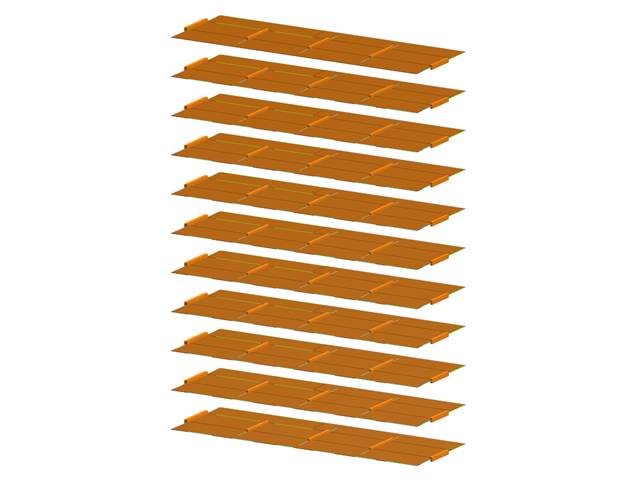 Wzór 004869 | Panele stropowe konstrukcji wielokondygnacyjnej