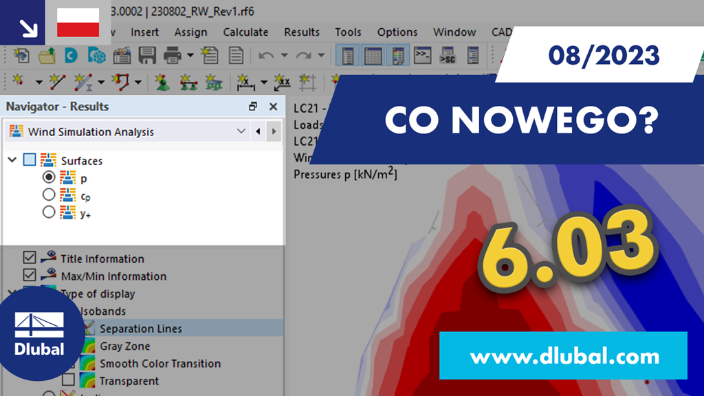 Przegląd nowości w RFEM 6 i RSTAB 9, wersji z sierpnia 2023