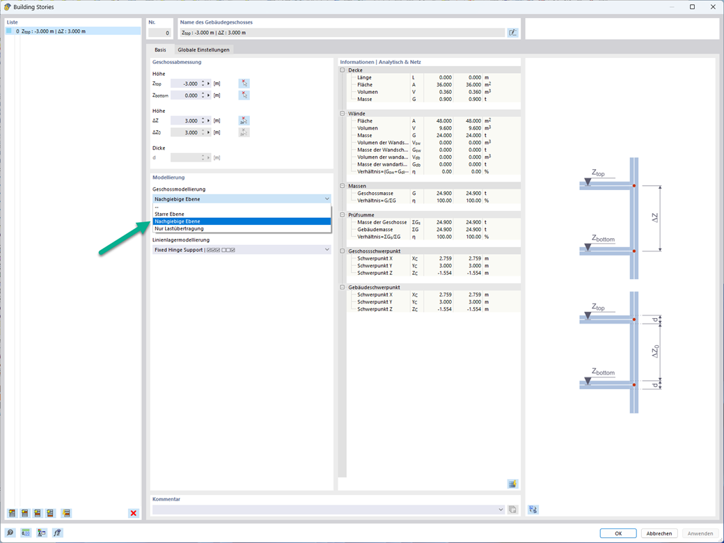 Funkcja 002850 | Elastyczna płaszczyzna do modelowania płyty stropowej