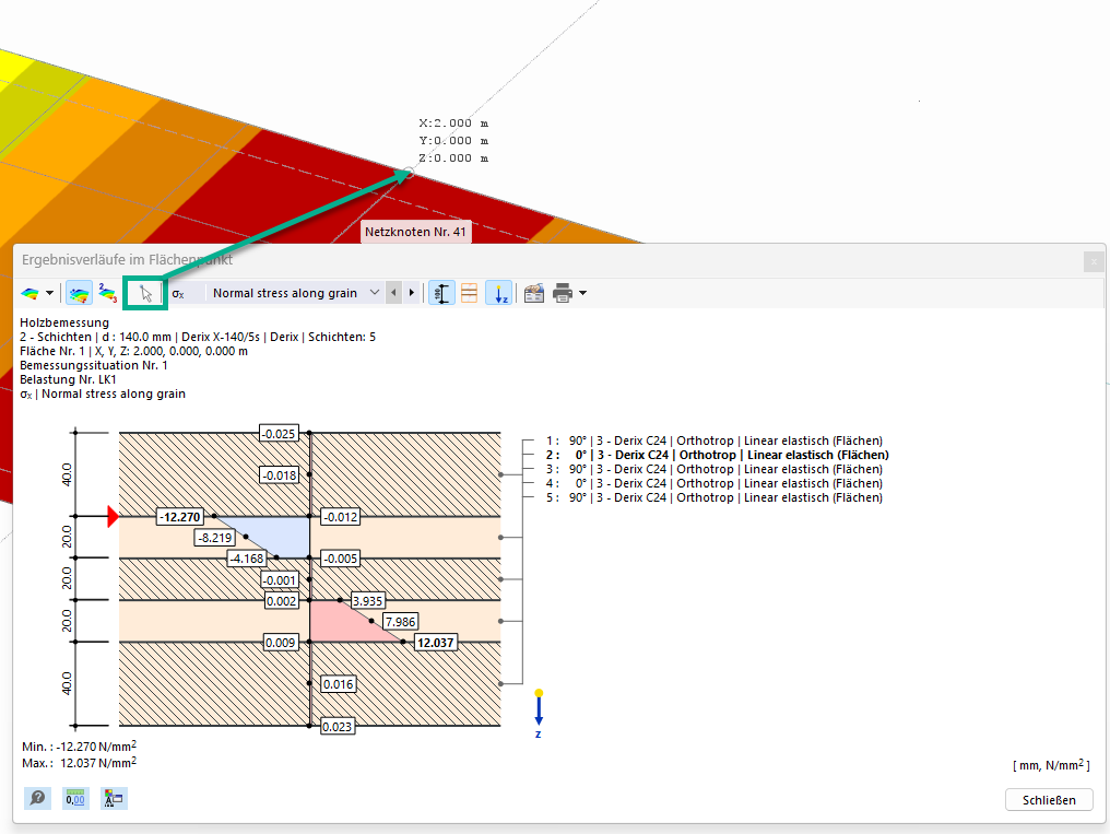 Element 002853 | Szczegóły warunku projektowego dotyczącego wyboru węzłów siatki w oknie graficznym