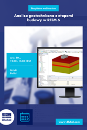 Analiza geotechniczna z etapami budowy w RFEM 6