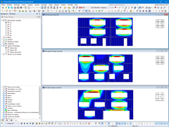 Deformacje drewnianej fasady szkieletowej budynku w RFEM