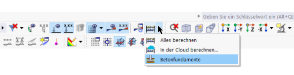 Opcje obliczania fundamentów betonowych w aplikacji软件