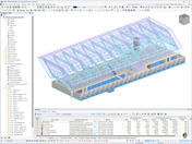 Model RFEM BORA Flagshipstore, Herford