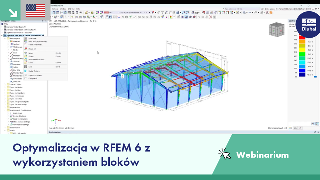 Webinar announcement for optimizing block‐based modeling in engineering software.