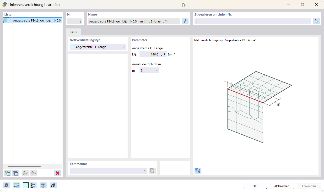 Konstrukcja w modułowym dodatku dotyczącym stateczności konstrukcji z elementem wspornikowym jako elementem prętowym i zagęszczonymi liniowymi warunkami brzegowymi