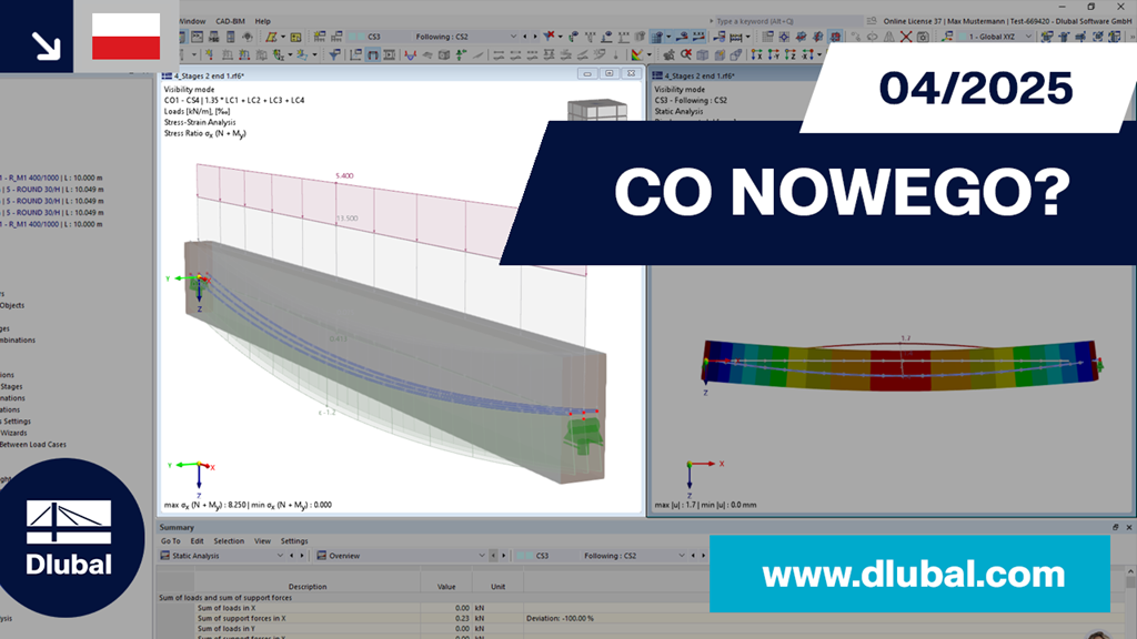 Nowe funkcje i aktualizacje w wersji WIN, przedstawione w kontekście VG 005350