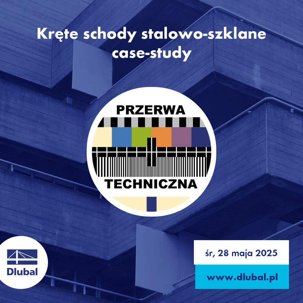 Projekt zaprezentowany w Dlubal jako spiralne schody z elementami ze szkła i stali. Wyjątkowa estetyka i funkcjonalność.