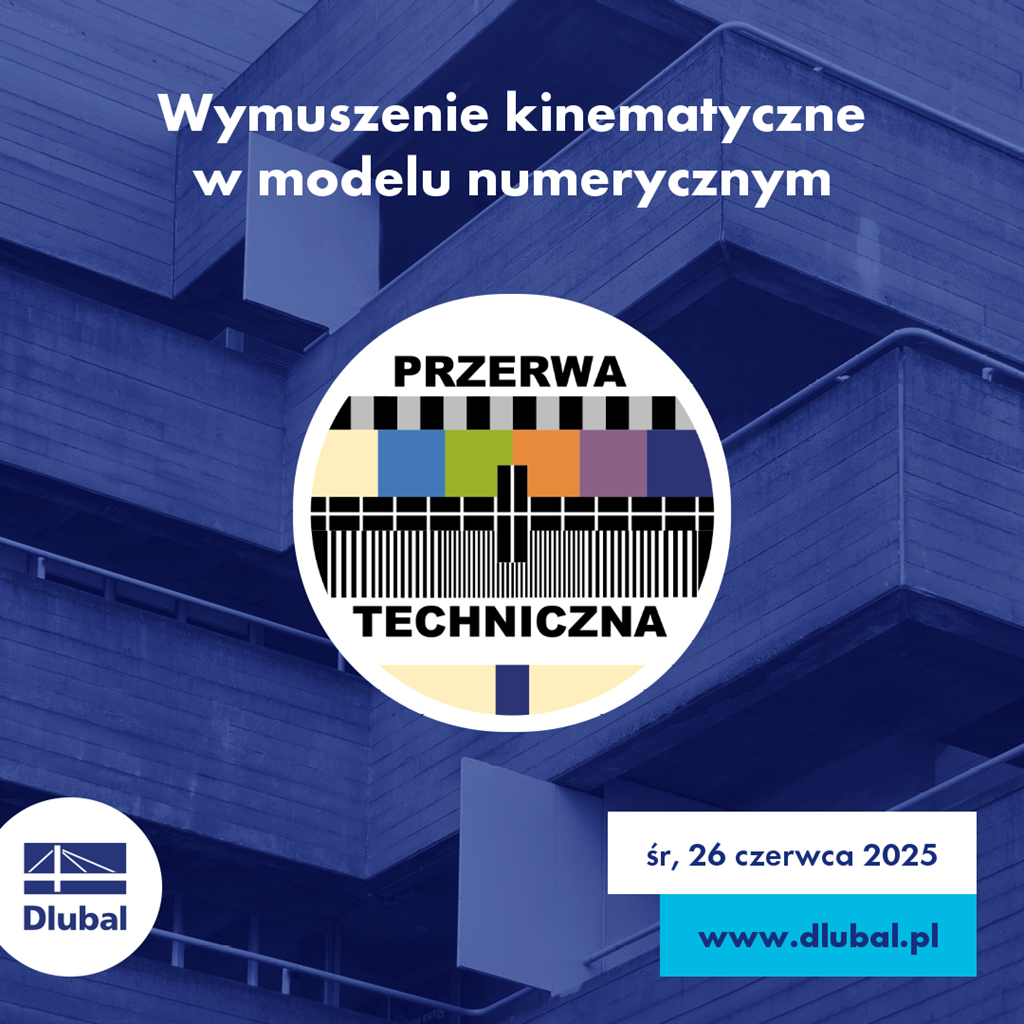 Model numeryczny z wymuszeniem kinematycznym w środowisku symulacyjnym przedstawia analizę ruchu.