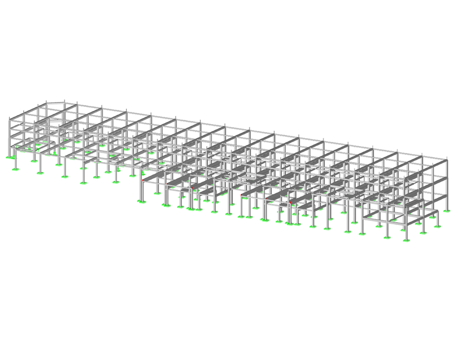 Modèle 005756 | Modèle de la structure de La Factory, Bondy, France