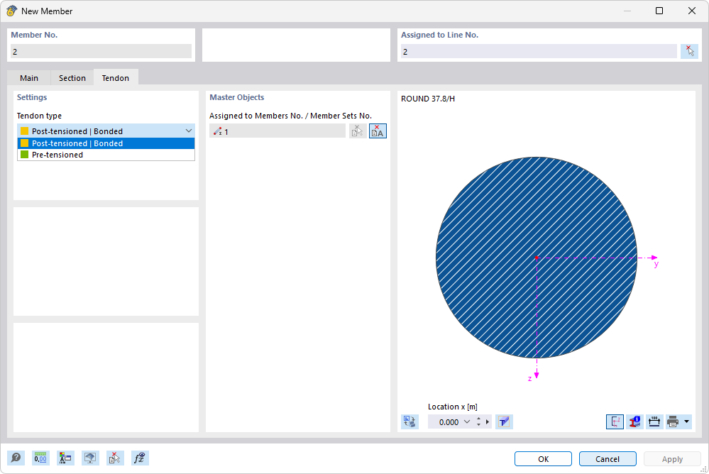 Definiowanie specyficznych właściwości cięgna