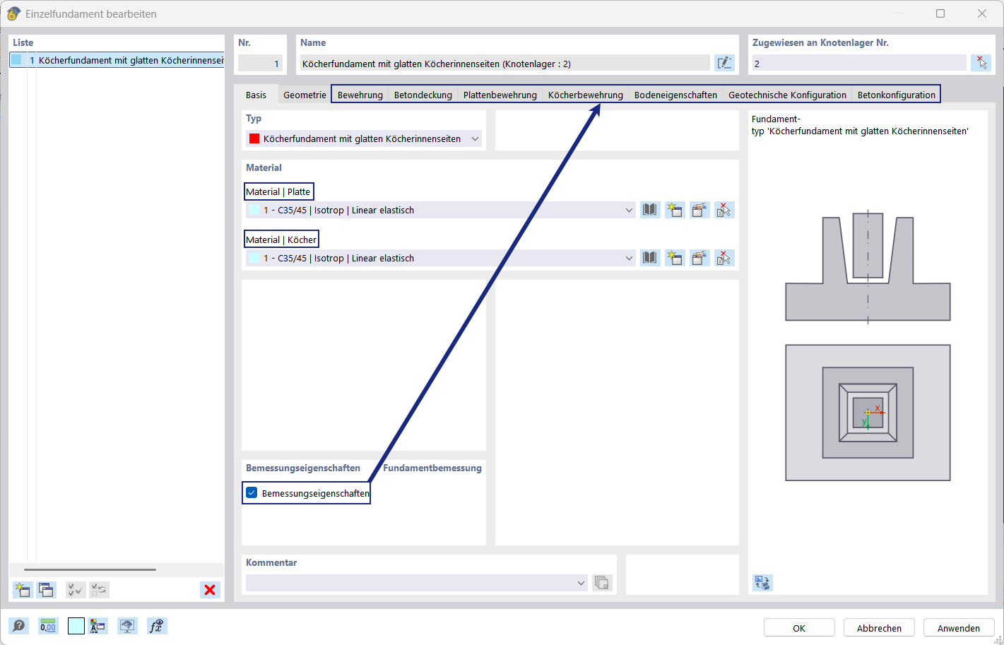 Fundamenty betonowe | Zakładka Kielichowe