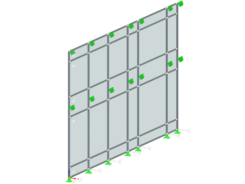 Model 005835 | Szklana elewacja | ASTM E1300