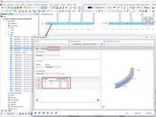 Definicja "Węzły na pręcie" na oryginalnym pręcie bez mimośrodu