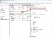 Rysunek przedstawia sprawdzenie klasy przekroju przed obliczeniem temperatury krytycznej elementu w RFEM 6 - Rozszerzenie Projektowanie konstrukcji stalowych, Konfiguracja ochrony przeciwpożarowej