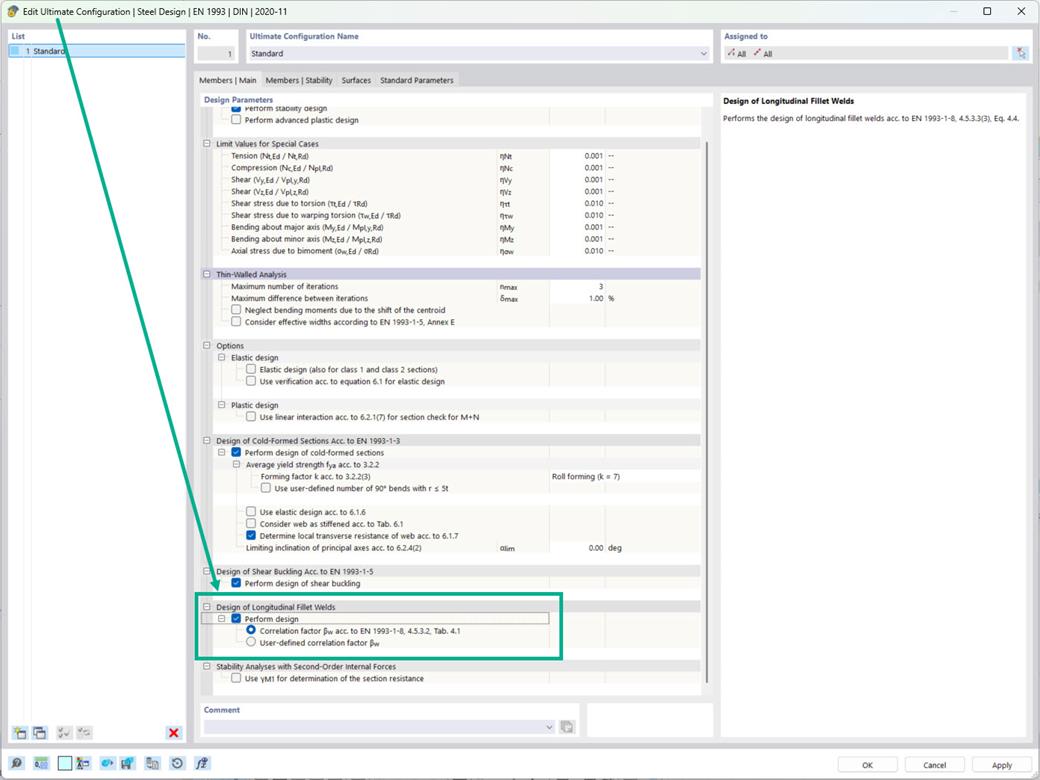 Projektowanie spoin wzdłużnych w przekrojach spawanych według EN 1993-1-8