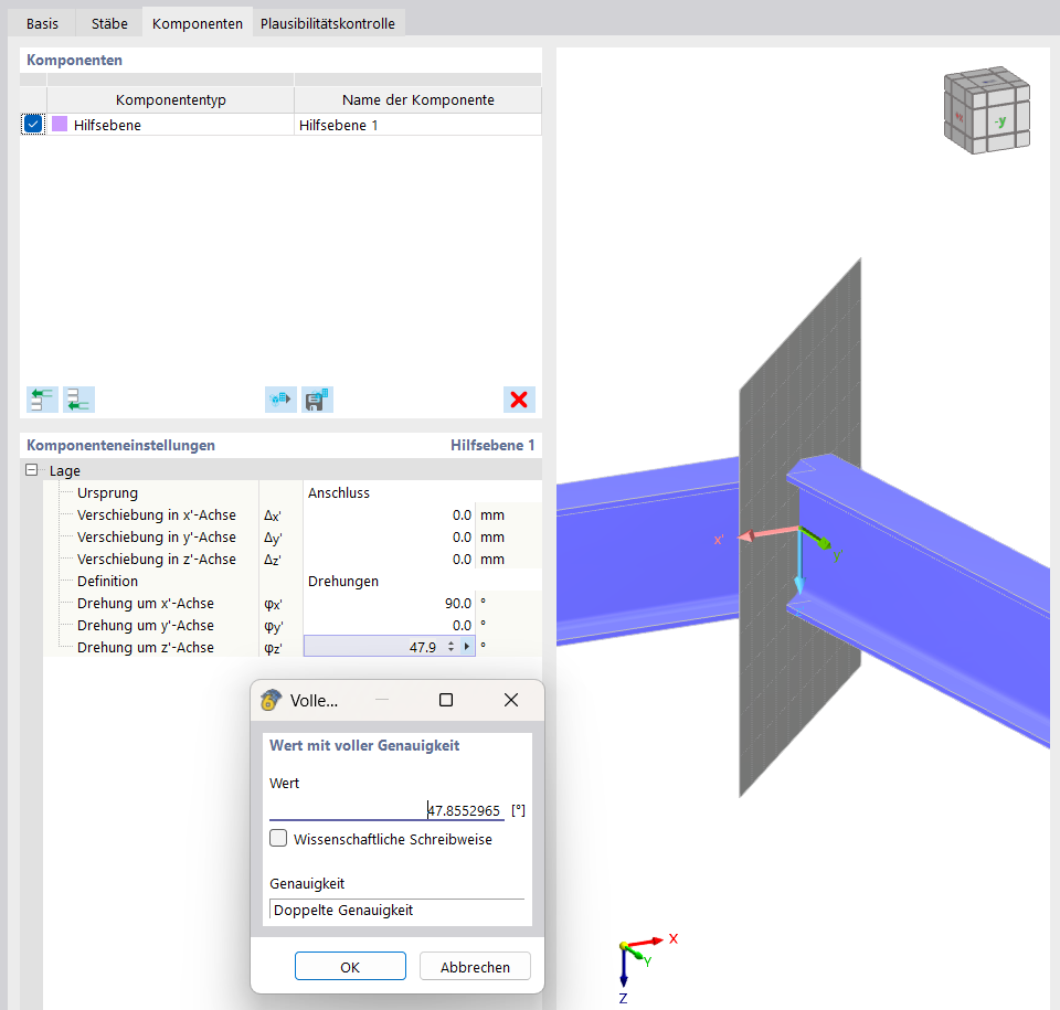Definicja płaszczyzny pomocniczej