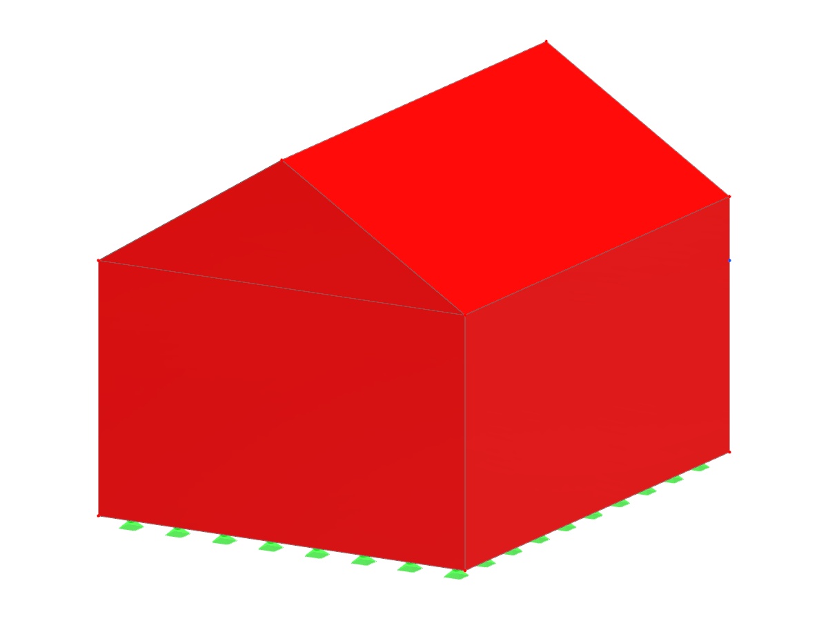 Widok 3D modelu konstrukcyjnego z różnymi poziomami szczegółowości, przedstawiający elementy inżynierskie i prezentację wyników.