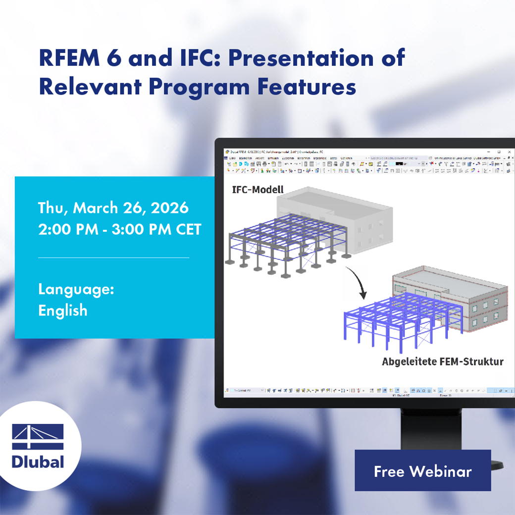 RFEM 6 i IFC: Prezentacja istotnych funkcji programu