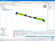 Przedstawienie postaci własnej - wyboczenie pasa górnego z uwzględnieniem bocznych podpór w punktach podziału na trzy części